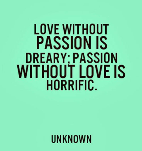 love and passion quote