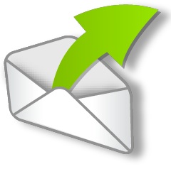 send me a message via contact form icon