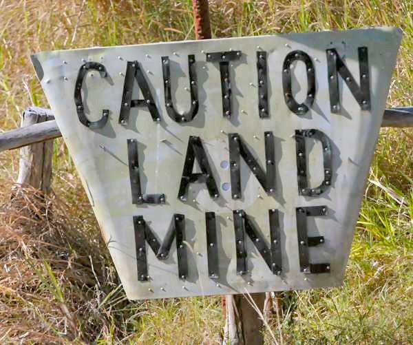 relationships are like landmines - they can often explode